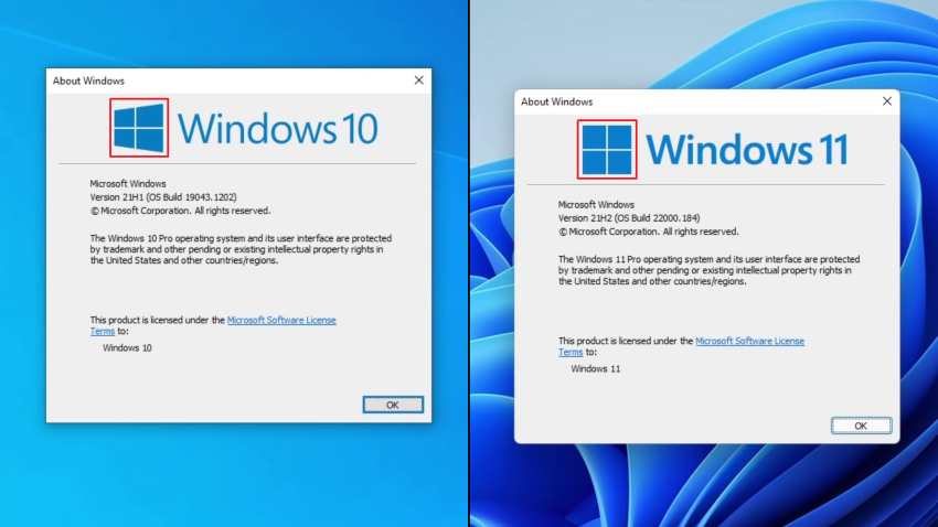 Windows 10 vs Windows 11